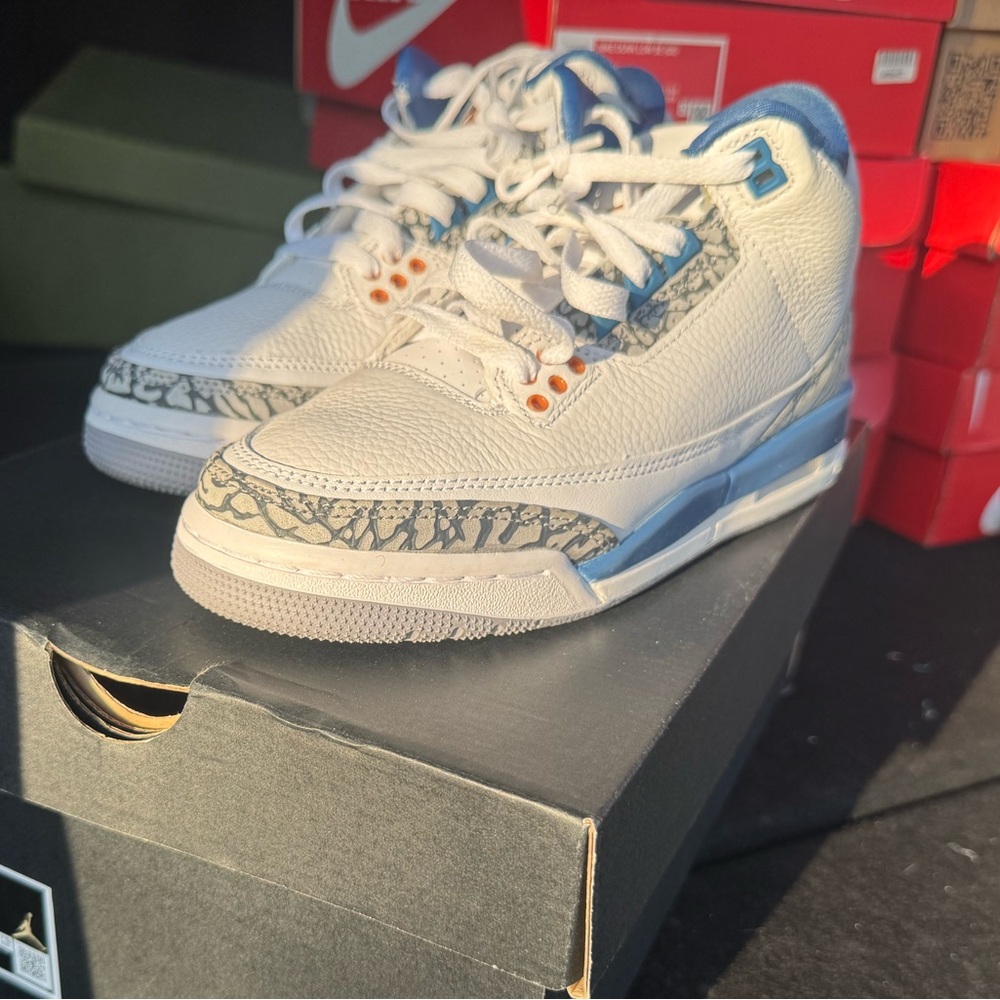 Nike Air Jordan 3 Retro Shoes Wizards True Blue White